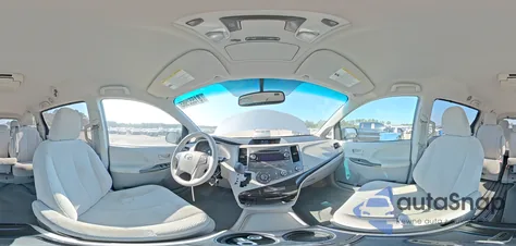 2012 Toyota Sienna Le из США, поврежденный, VIN 5TDKK3DC9CS255921